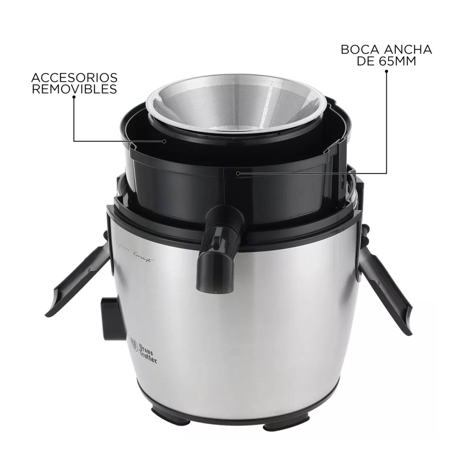 EXTRACTOR DE JUGOS 700W NUTRISMART GRIS URSUS TROTTER - 3