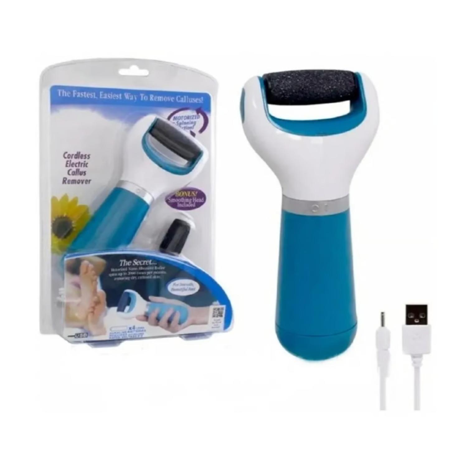 MAQUINA REMOVEDORA DE CALLOS TOTAL CLICK EXFOLIADORA RECARGABLE USB - 3