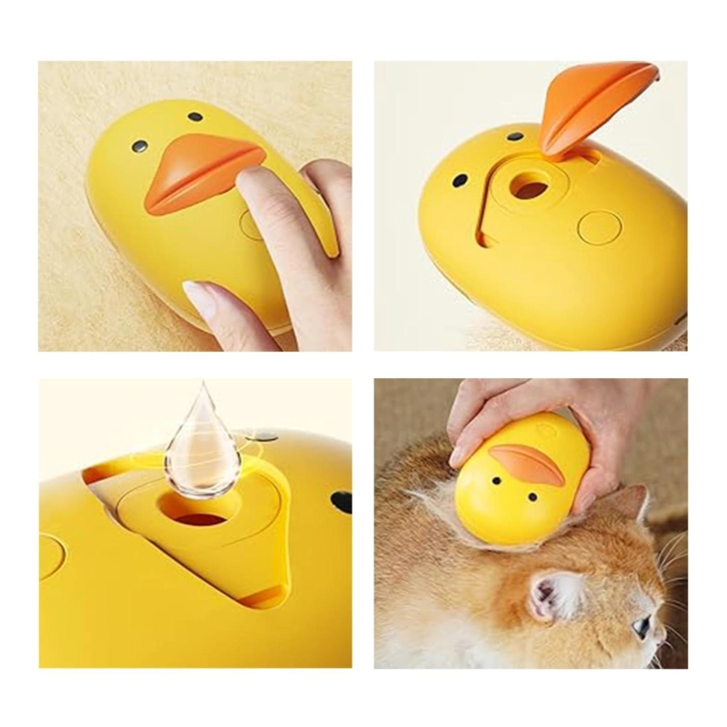 CEPILLO CON VAPOR PARA LIMPIEZA Y MASAJES PARA MASCOTAS AMAR - 5