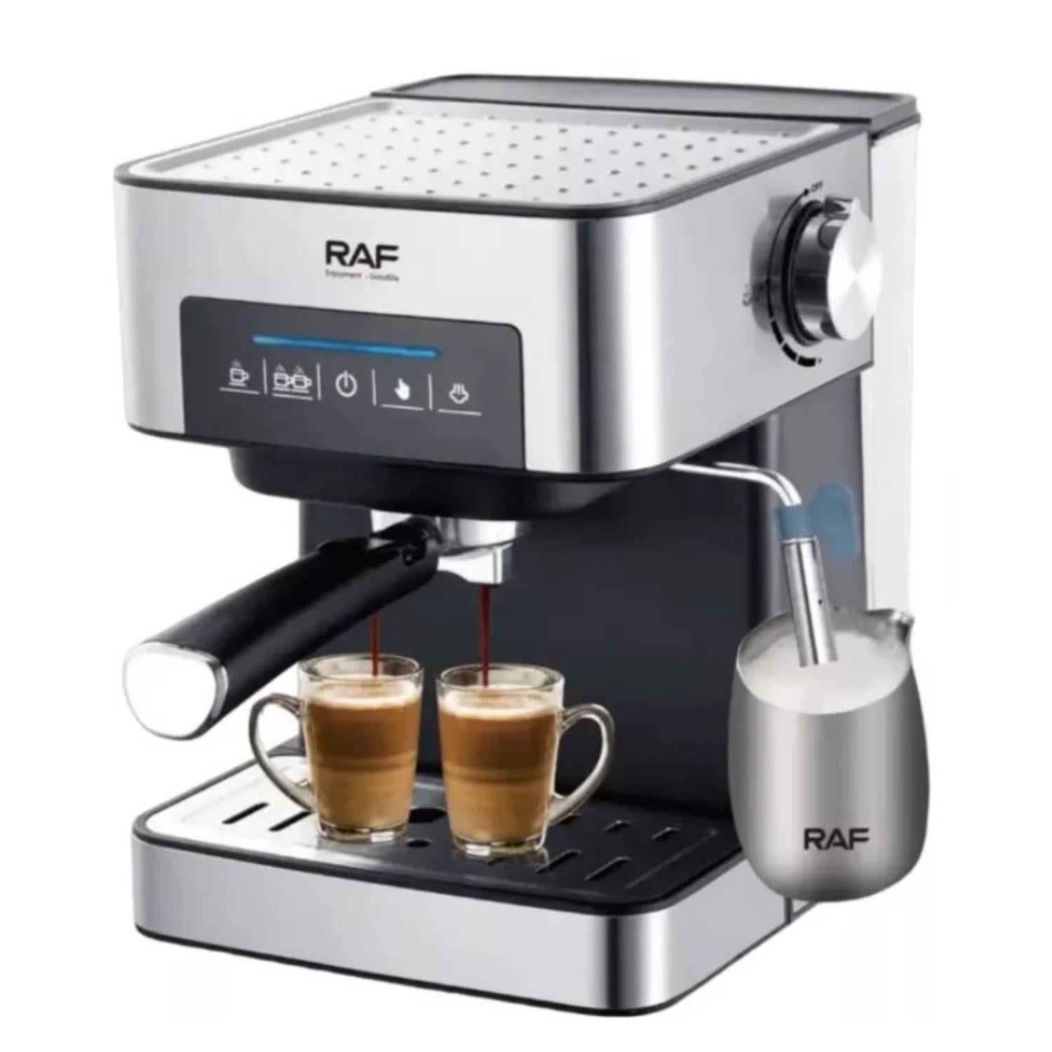 CAFETERA ESPRESSO CON ESPUMADOR 10 TAZAS 850W R136 RAF - 1