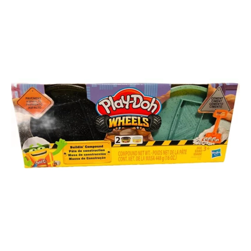 JUGUETE TOTAL CLICK MASAS DE CONSTRUCCION NEGRA VERDE PLASTICINA INFANTIL - 1