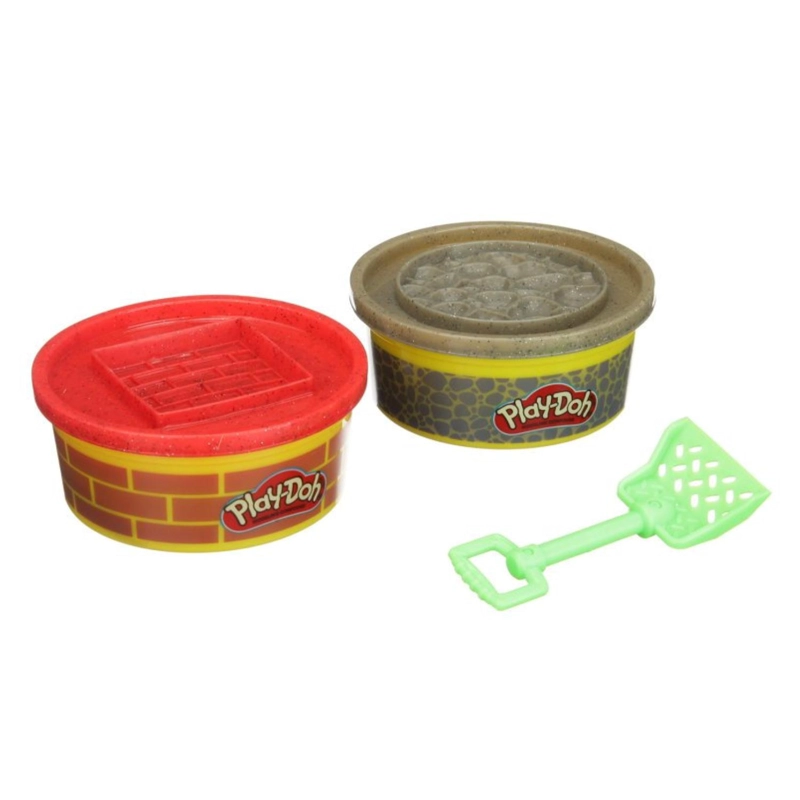 JUGUETE TOTAL CLICK MASAS DE CONSTRUCCION ROJA GRIS PLASTICINA INFANTIL - 2