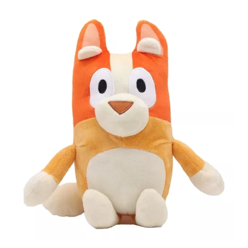 PELUCHE TOTAL CLICK JUGUETE BINGO 25 CM NARANJA INFANTIL - 1