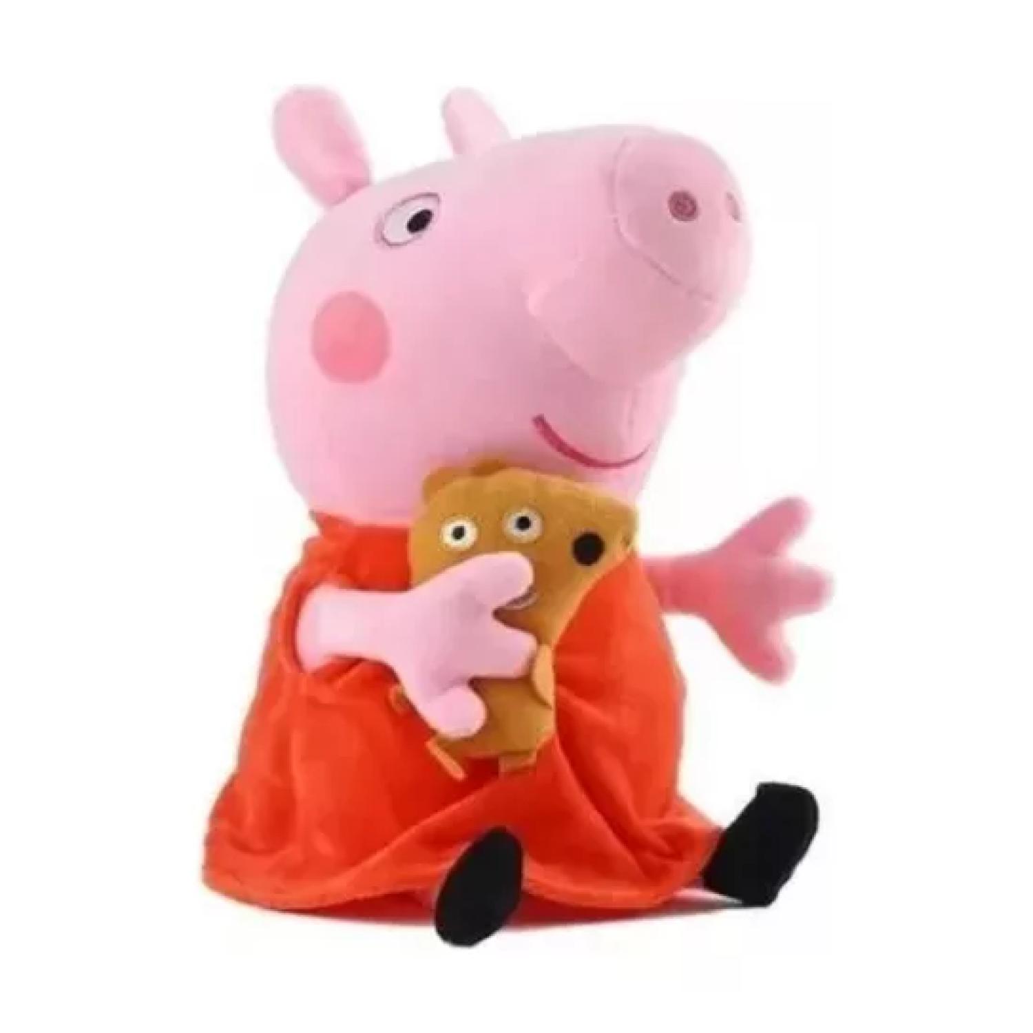PELUCHE TOTAL CLICK JUGUETE PEPPA PIG 25 CM FELPA ROSADO INFANTIL - 2