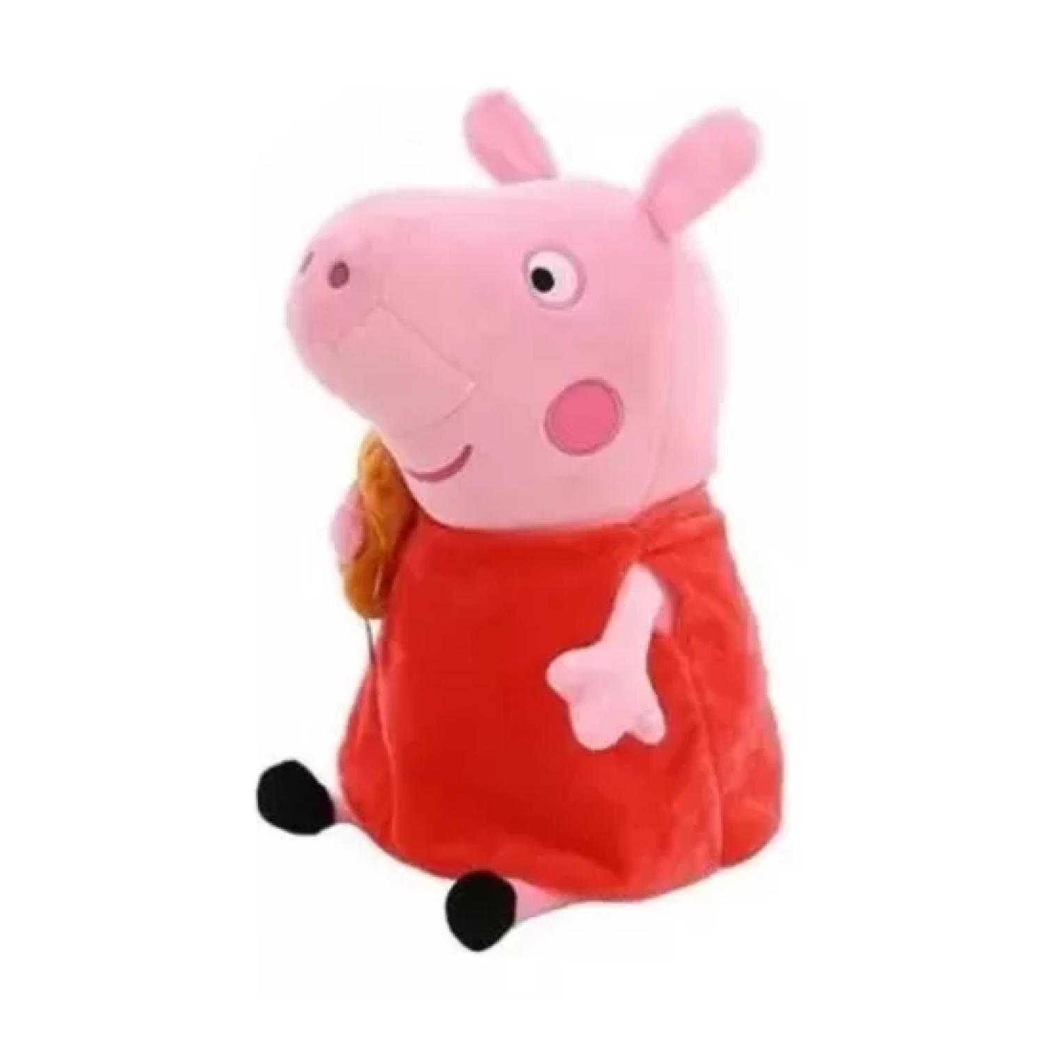 PELUCHE TOTAL CLICK JUGUETE PEPPA PIG 25 CM FELPA ROSADO INFANTIL - 3
