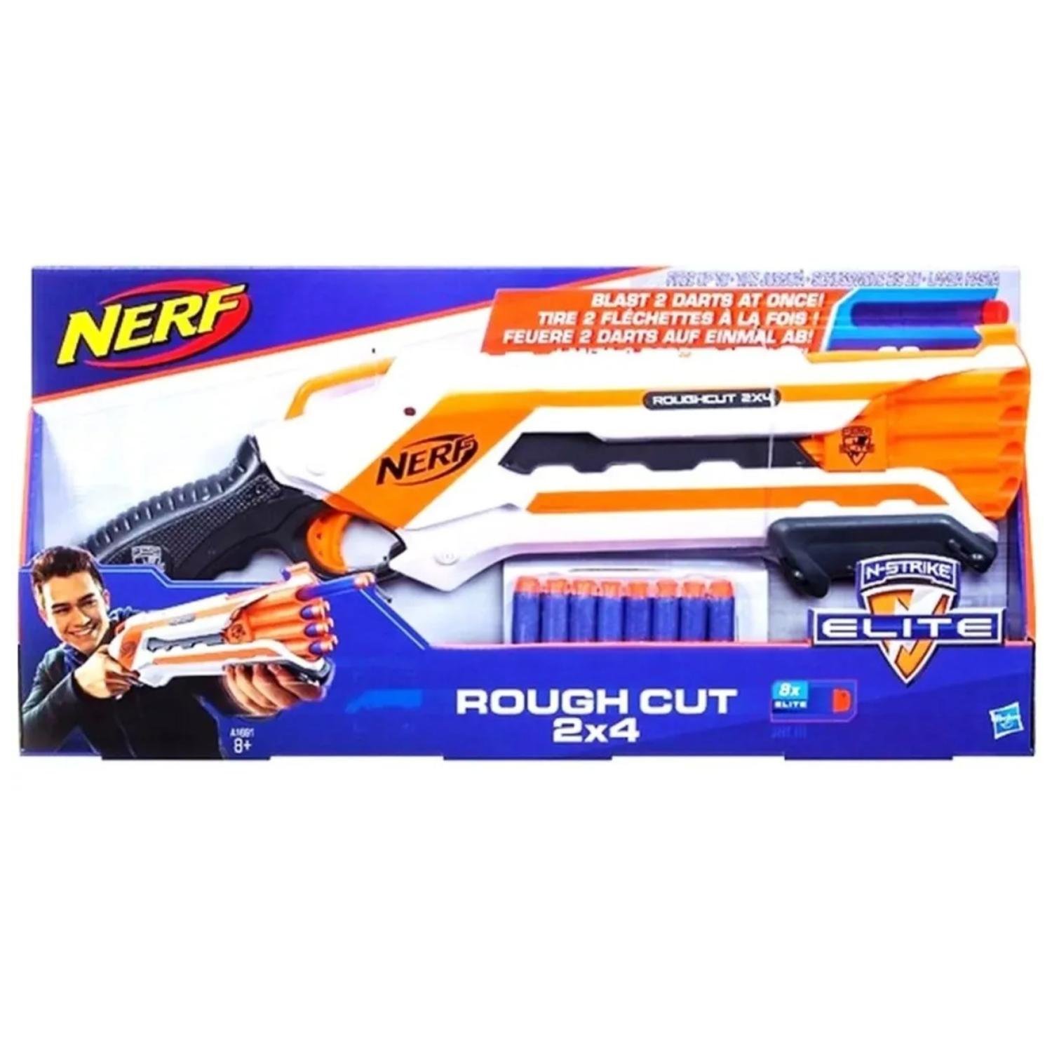 JUGUETE TOTAL CLICK NERF N-STRIKE ROUGH CUT CON DARDOS INFANTIL - 2