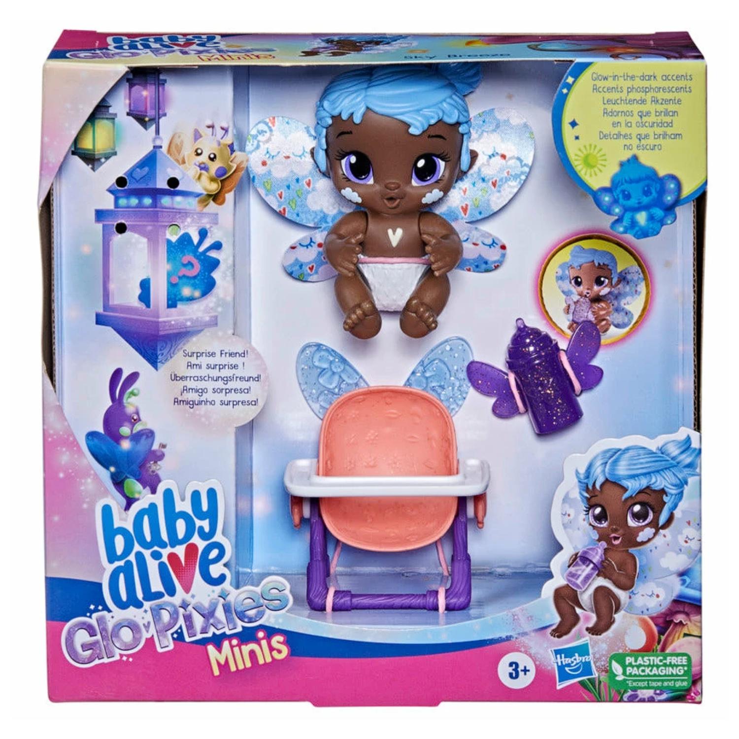 JUGUETE MUÑECA TOTAL CLICK CELESTE ADA BABY ALIVE GLO PIXIES MINIS SKY BREEZE - 2