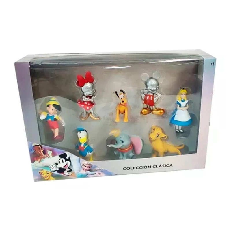 JUGUETE TOTAL CLICK SET 8 FIGURAS DISNEY CLASICAS 100 AÑOS INFANTIL - 2