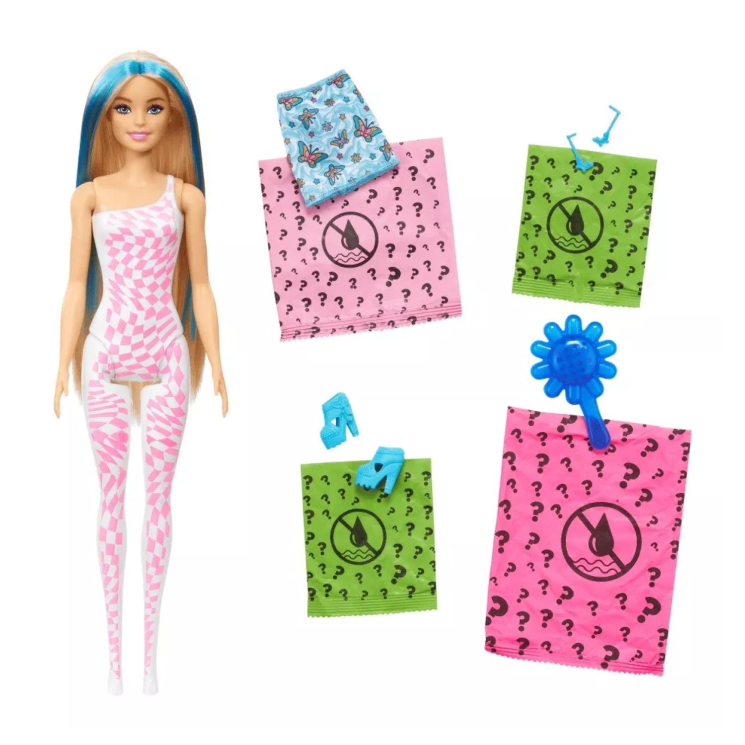 JUGUETE FIGURA TOTAL CLICK BARBIE COLOR REVEAL ACCESORIOS ARCOIRIS - 1