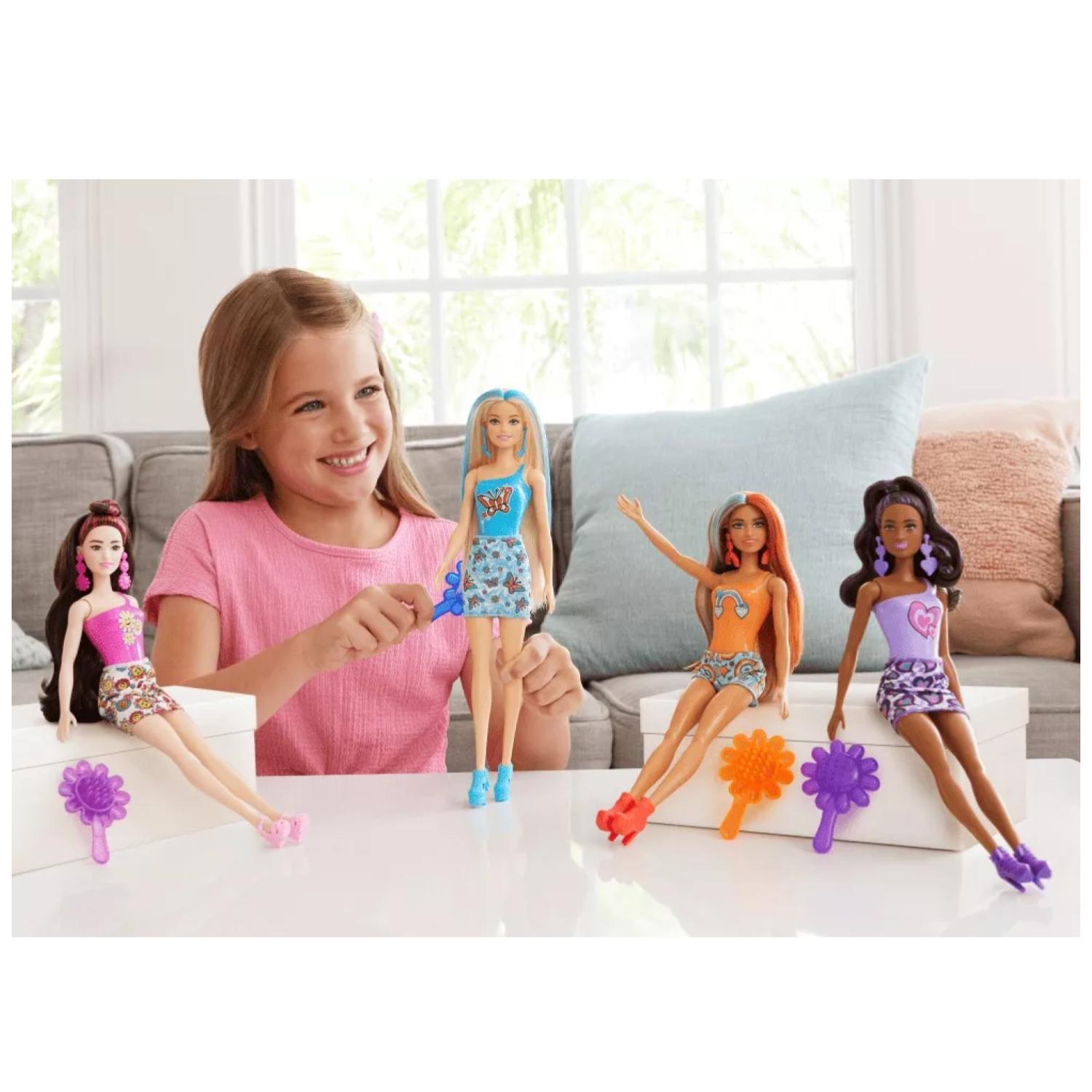 JUGUETE FIGURA TOTAL CLICK BARBIE COLOR REVEAL ACCESORIOS ARCOIRIS - 3