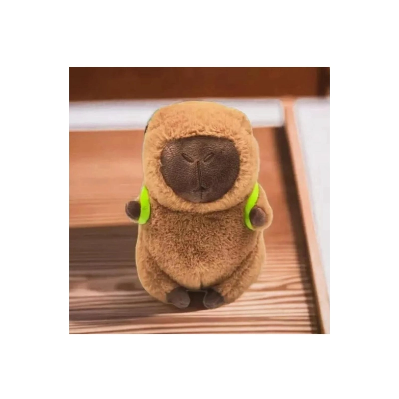 JUGUETE PELUCHE CAPIBARA CON MOCHILA TORTUGA 30CM INFANTIL - 3