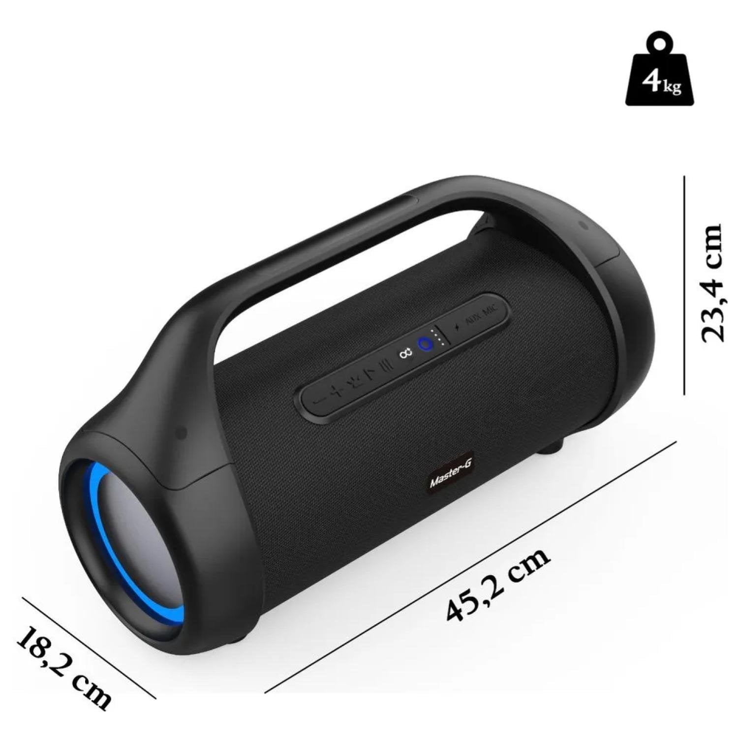 PARLANTE BLUETOOTH PORTATIL 5' CENTAURO WATERPROOF MASTER-G - 2
