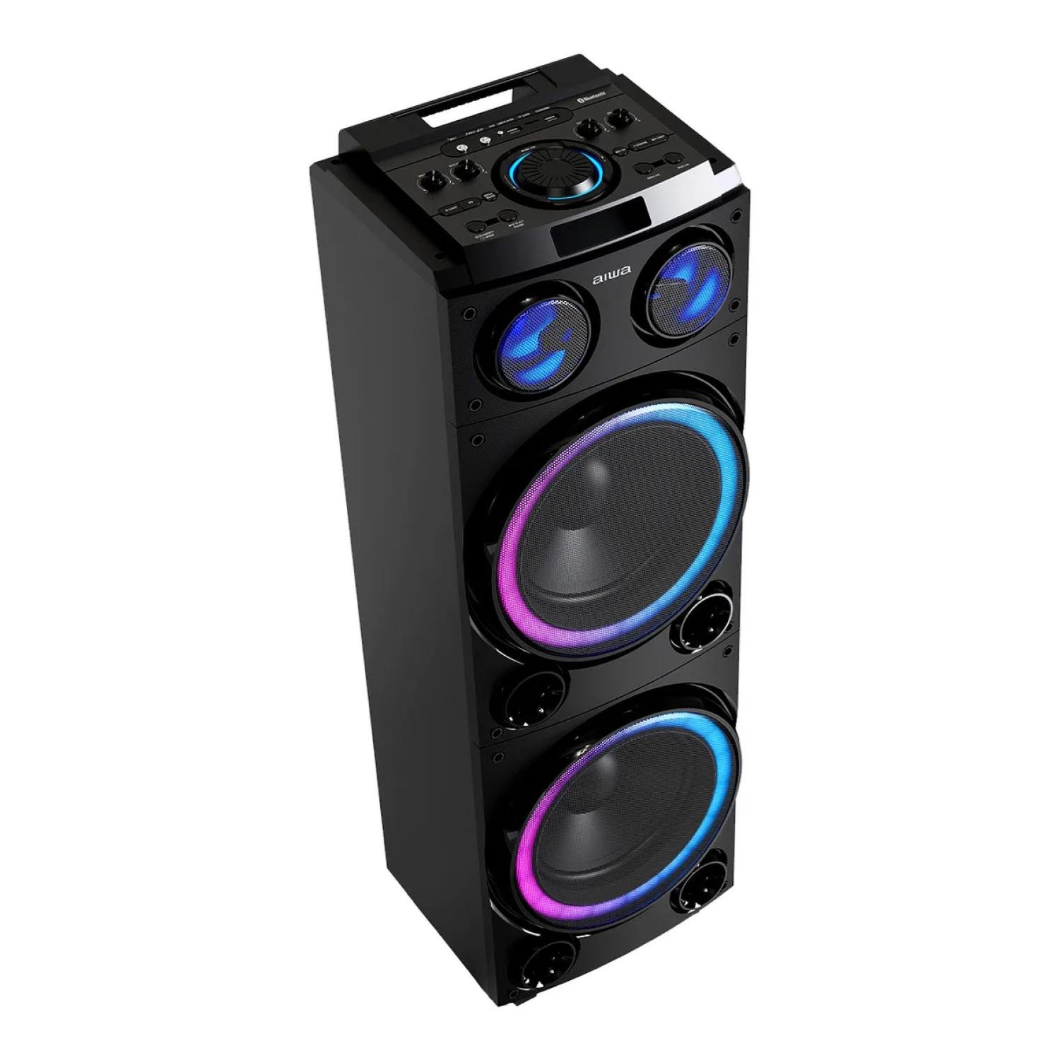 PARLANTE KARAOKE BLUETOOTH USB 100W TWS AWPOC14 AIWA - 2