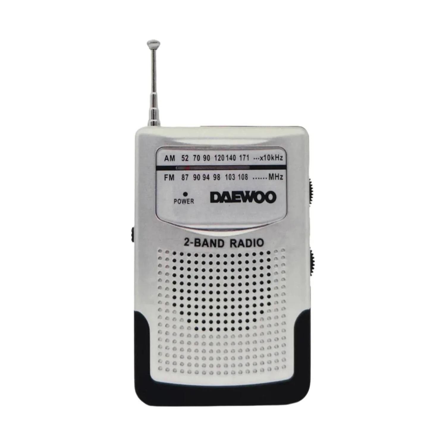 RADIO DE BOLSILLO AM FM EN COLOR BLANCO DI681 DAEWOO - 1