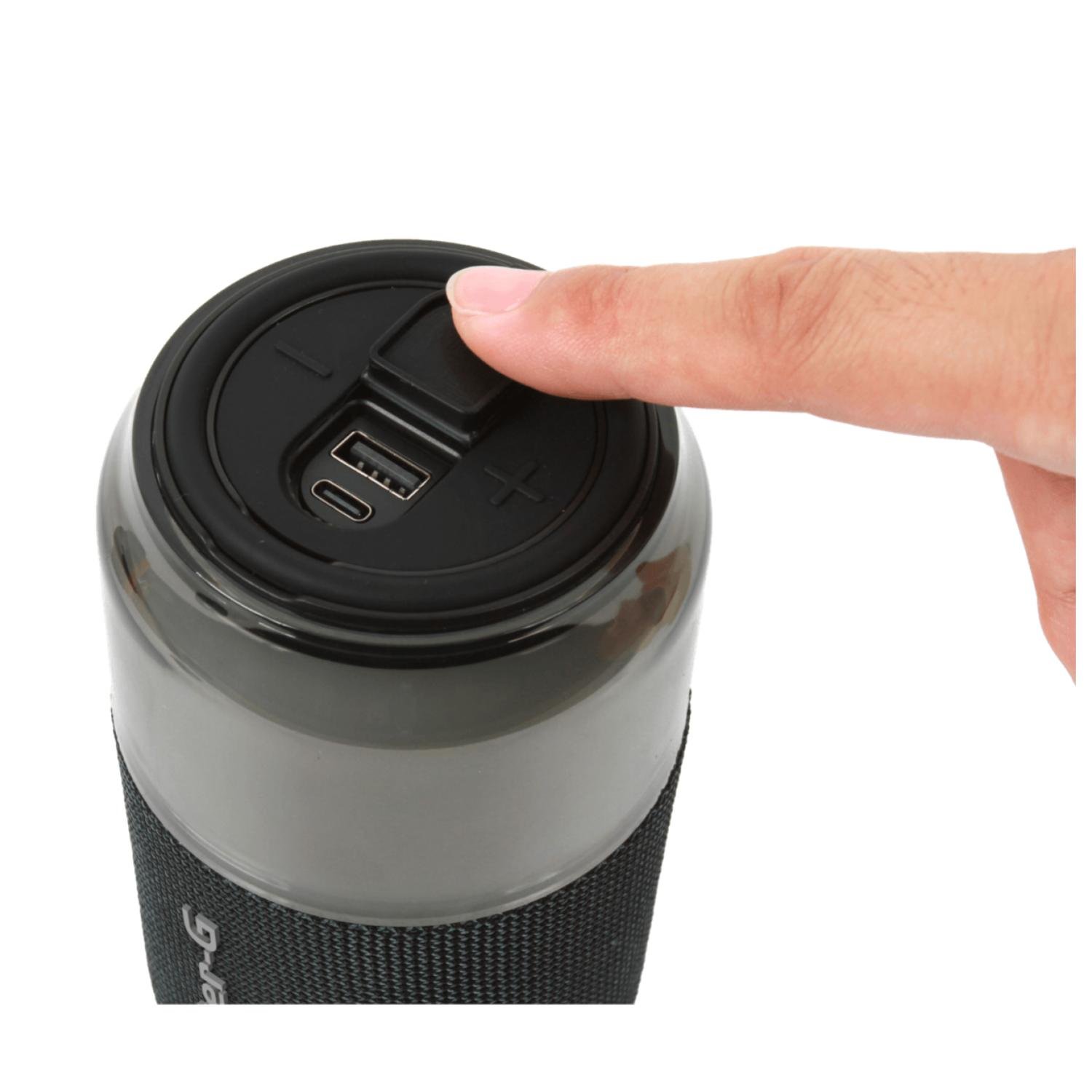 PARLANTE BLUETOOTH PORTATIL 5W IPX3 EN COLOR NEGRO MGSPLASH MASTER-G - 2