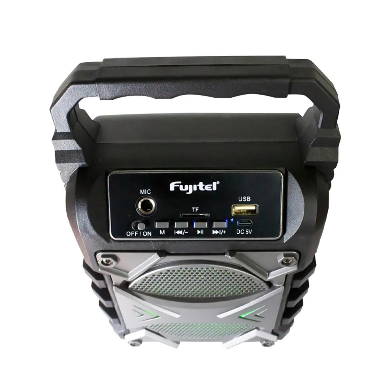 PARLANTE BLUETOOTH RECARGABLE 5W EN COLOR NEGRO 4010N FUJITEL - 2
