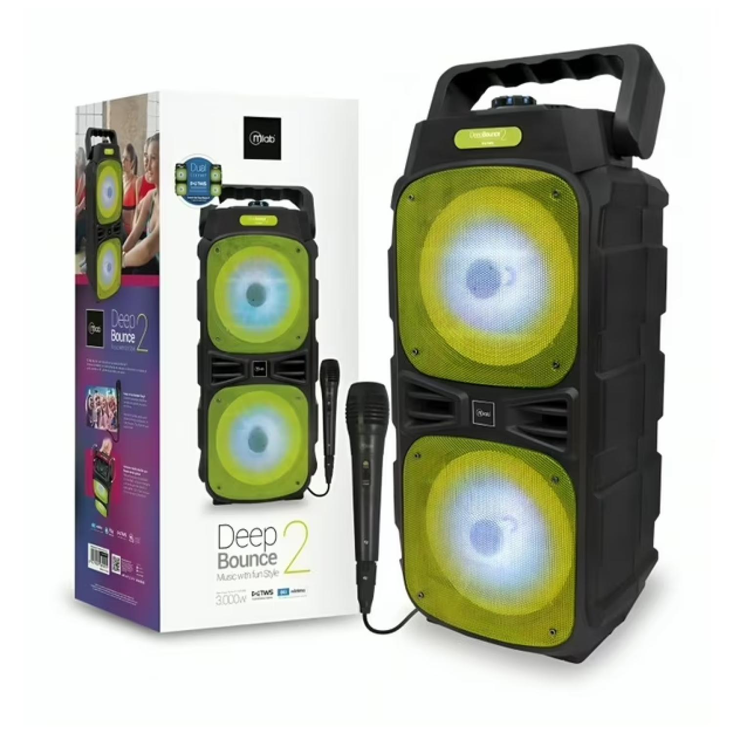 PARLANTE BLUETOOTH KARAOKE 3000W DEEP BOUNCE 2 MLAB - 3