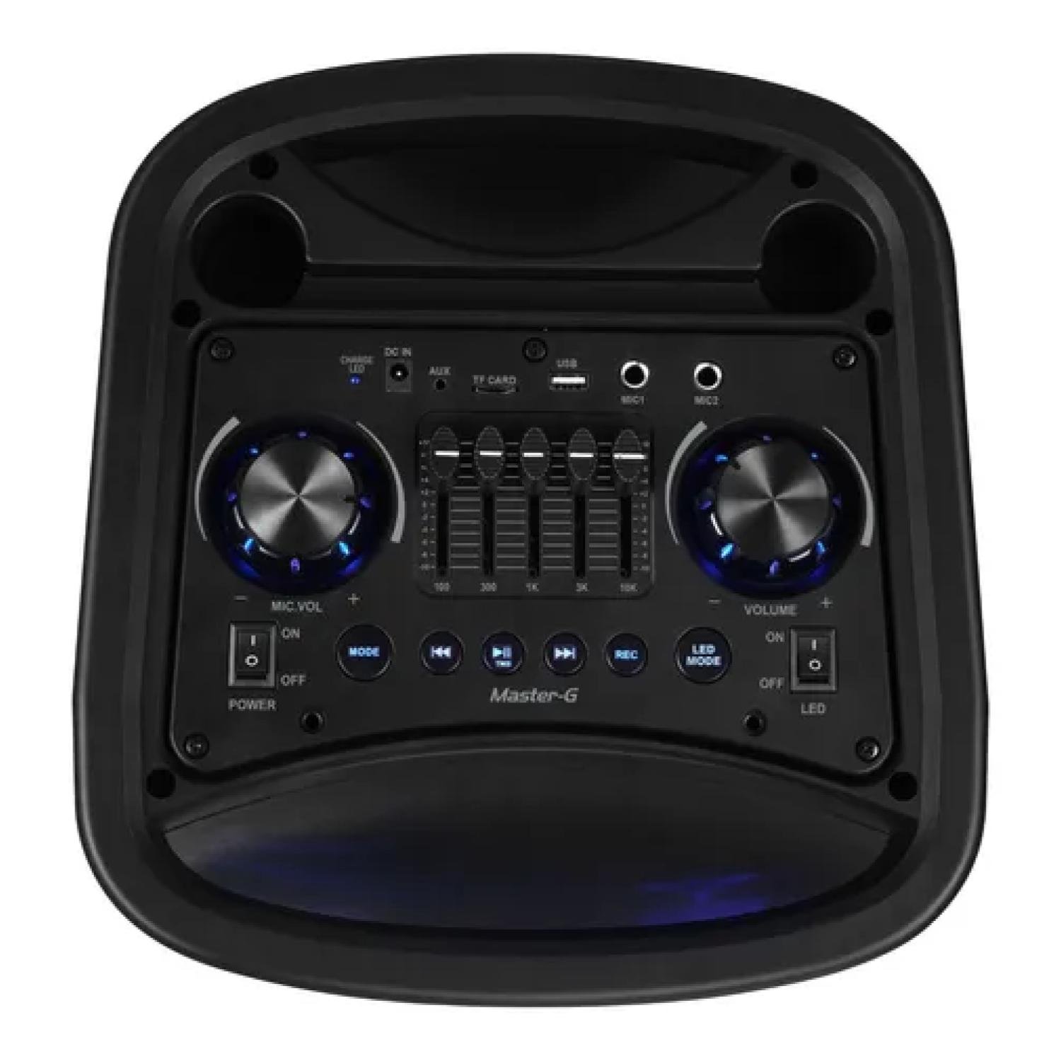 PARLANTE BLUETOOTH KARAOKE 60W RGB MGPHANTOM MASTER-G - 5
