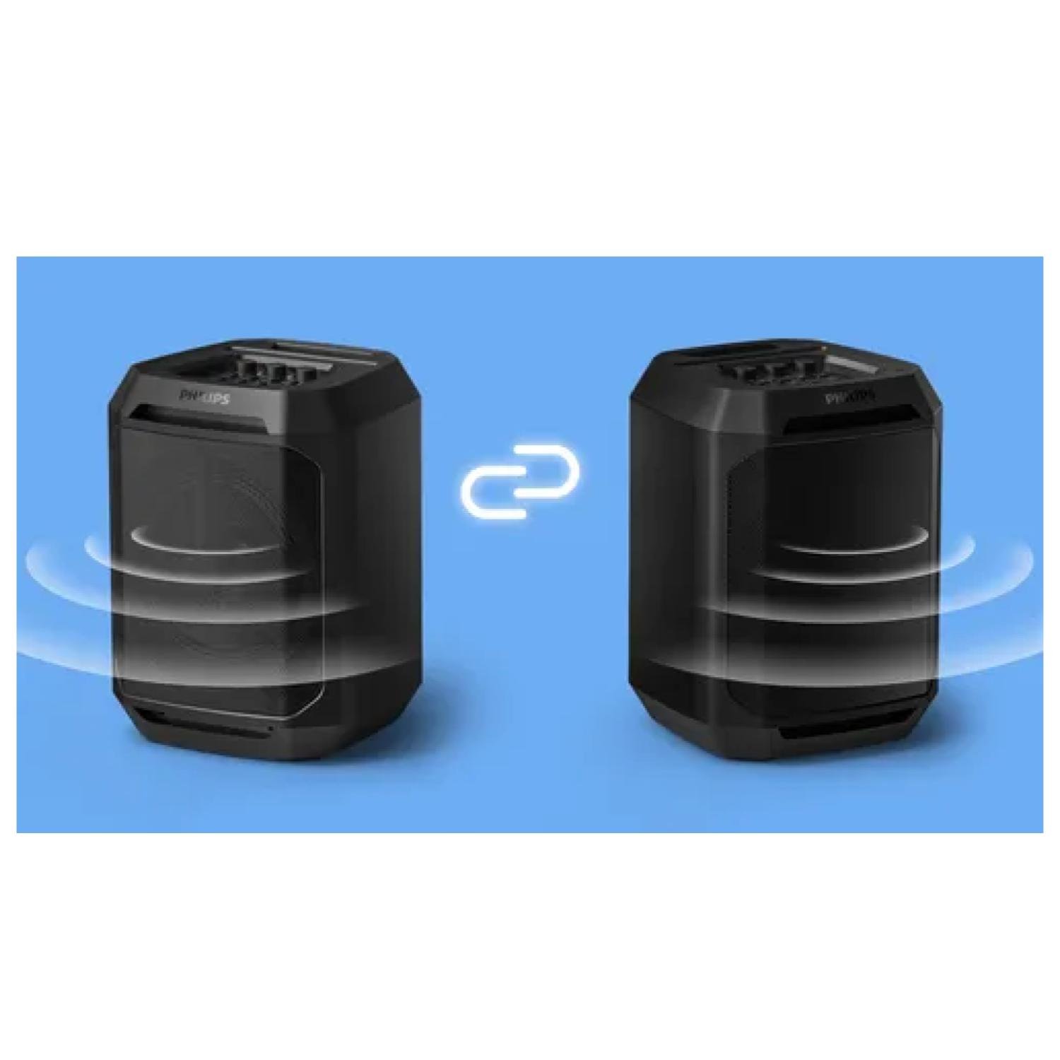 PARLANTE BLUETOOTH 30W WOOFER LED EN COLOR NEGRO TAX2208 PHILLIPS - 3