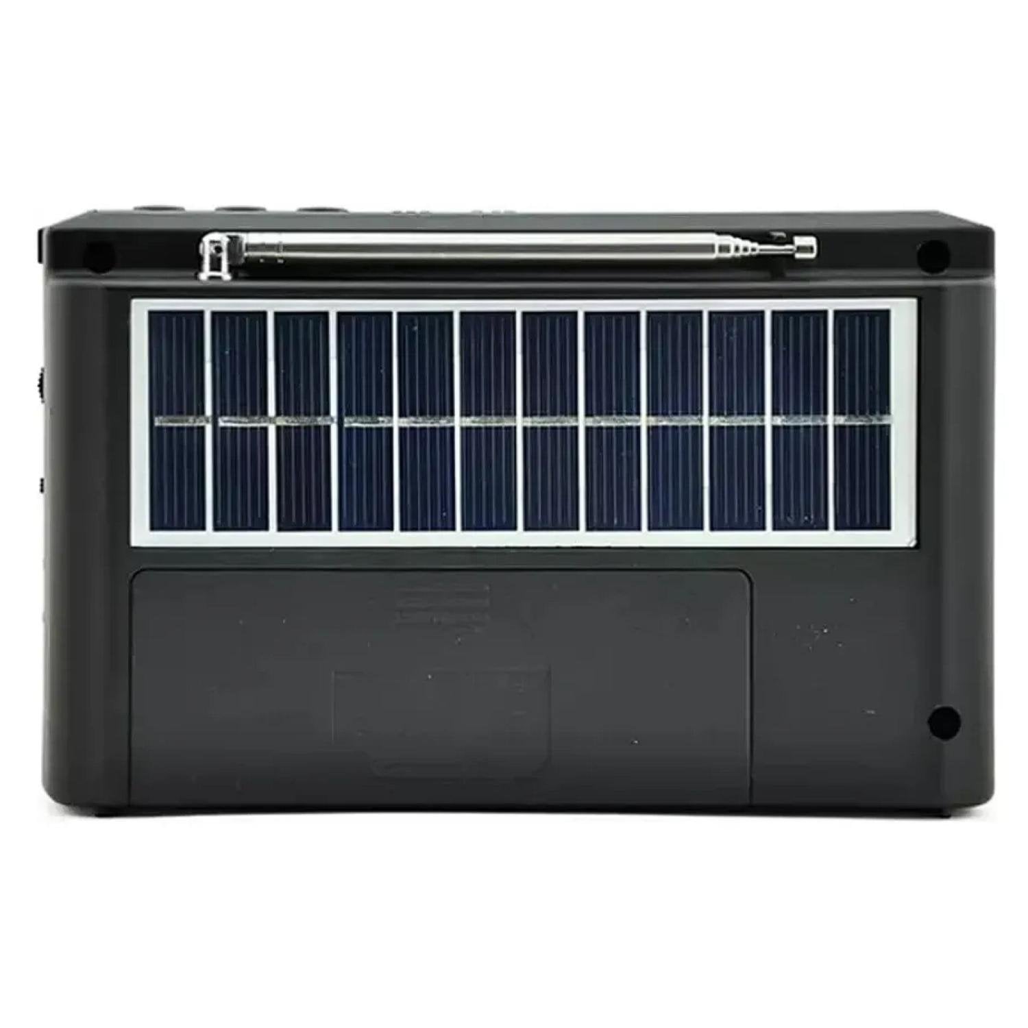 RADIO PORTATIL RECARGABLE SOLAR LED USB SW AM FM TECNOLAB - 3