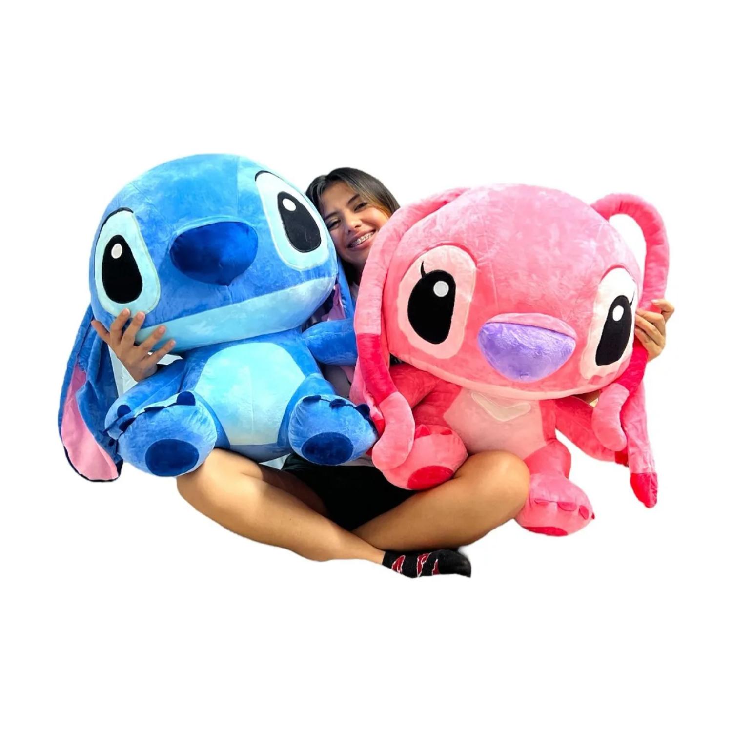 JUGUETE PELUCHE ANGEL 25CM DE STITCH ROSADO INFANTIL - 3