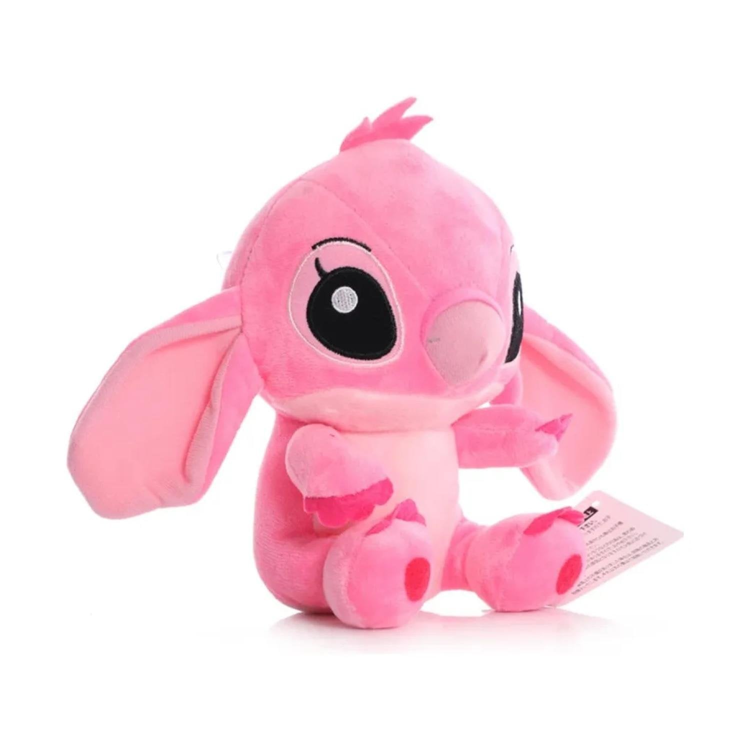 JUGUETE PELUCHE ANGEL 15CM DE STITCH ROSADO INFANTIL - 1