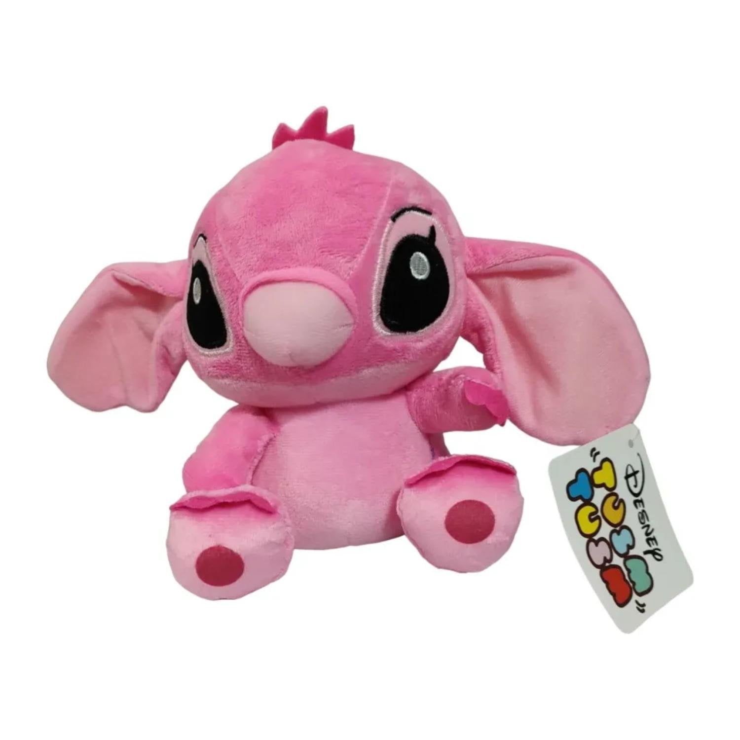 JUGUETE PELUCHE ANGEL 15CM DE STITCH ROSADO INFANTIL - 2
