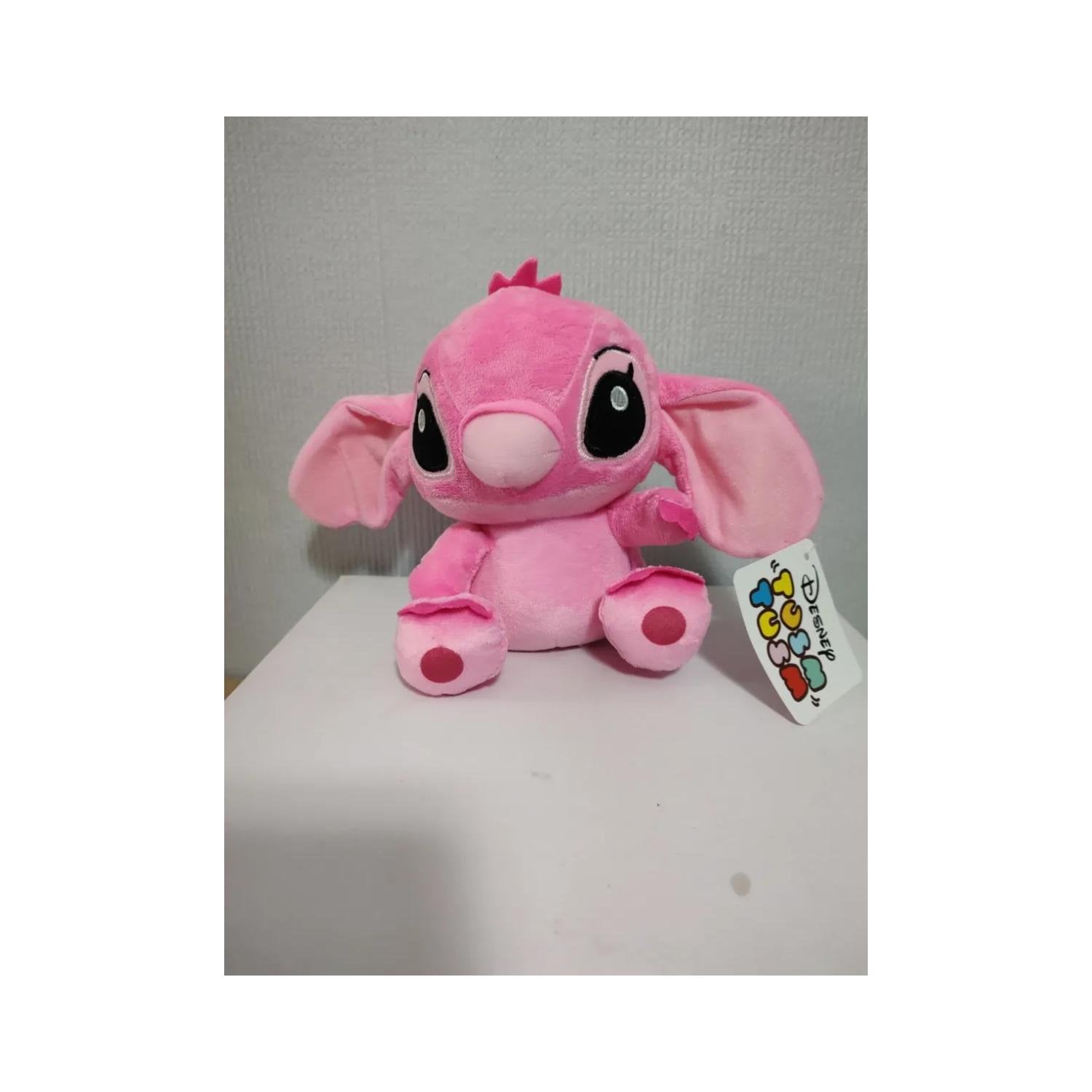 JUGUETE PELUCHE ANGEL 15CM DE STITCH ROSADO INFANTIL - 3