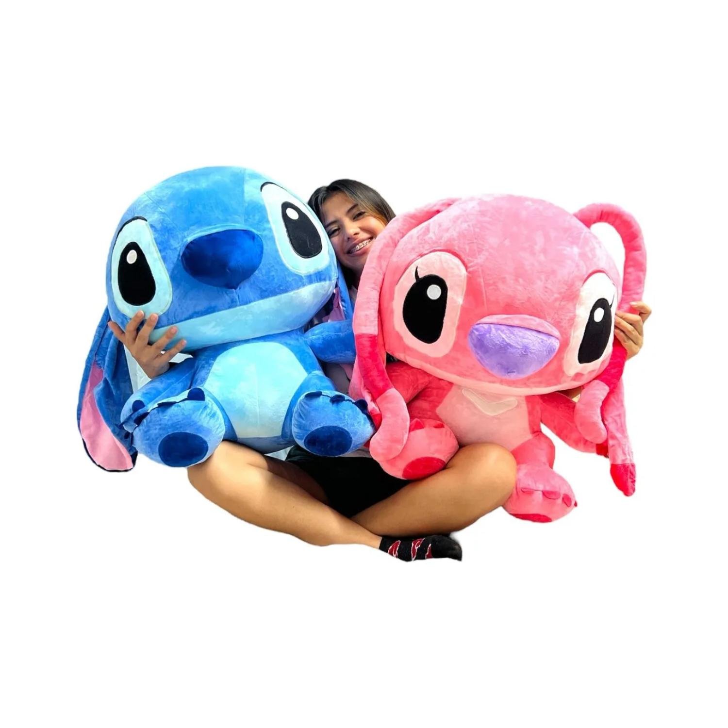 JUGUETE FIGURA PELUCHE STITCH BEBE 25CM AZUL - 2