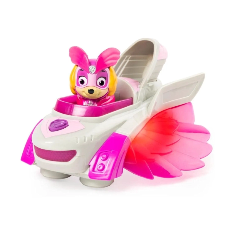 JUGUETE SKY NAVE EN COLOR BLANCO SUPER CHARGED FRICCION PAW PATROL - 2