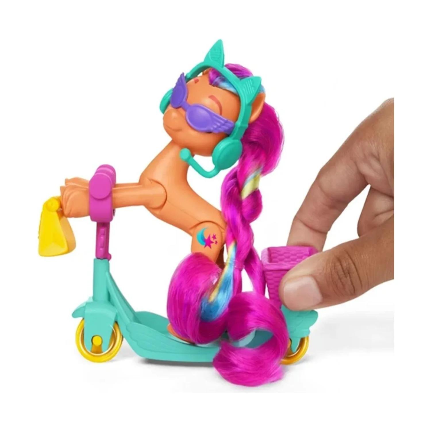 JUGUETE FIGURA MY LITTLE PONY SUNNY STARSCOUT CON ACCEOSRIOS - 1