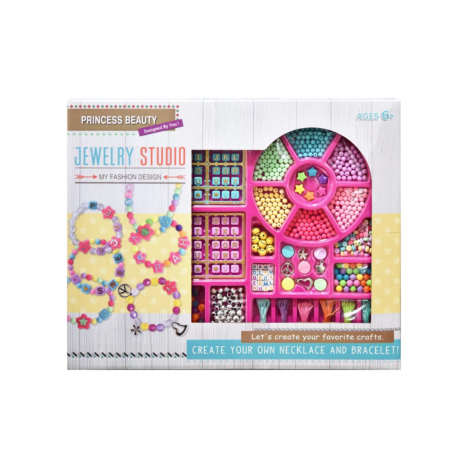 JUGUETE SET DE MOSTACILLAS PARA HACER PULSERAS INFANTILES - 2
