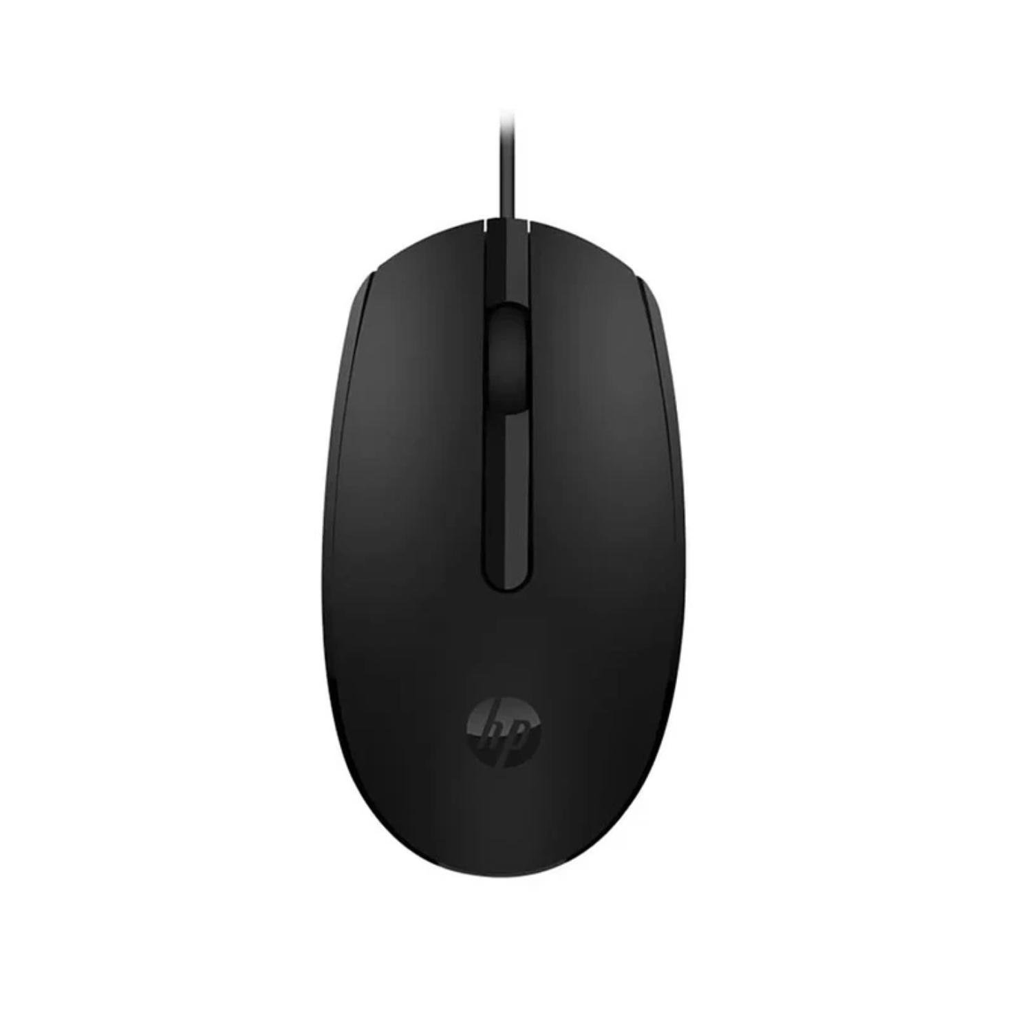 MOUSE ALAMBRICO USB 3 BOTONES 1200DPI NEGRO M10 HP - 1
