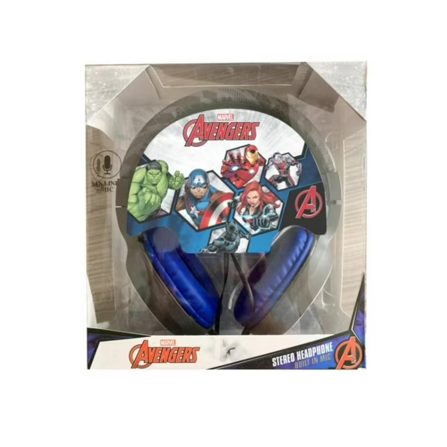 AUDIFONOS ALAMBRICOS OVEREAR CAPITAN AMERICA INFANTIL AVENGERS TEEN - 2