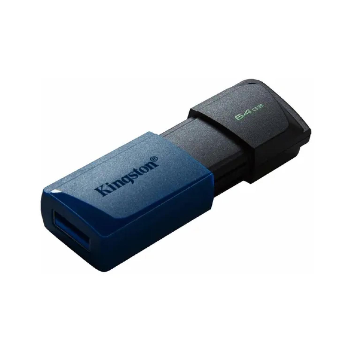 PENDRIVE USB 3.2 64GB AZUL EXODIA M3.2 KINGSTON - 1