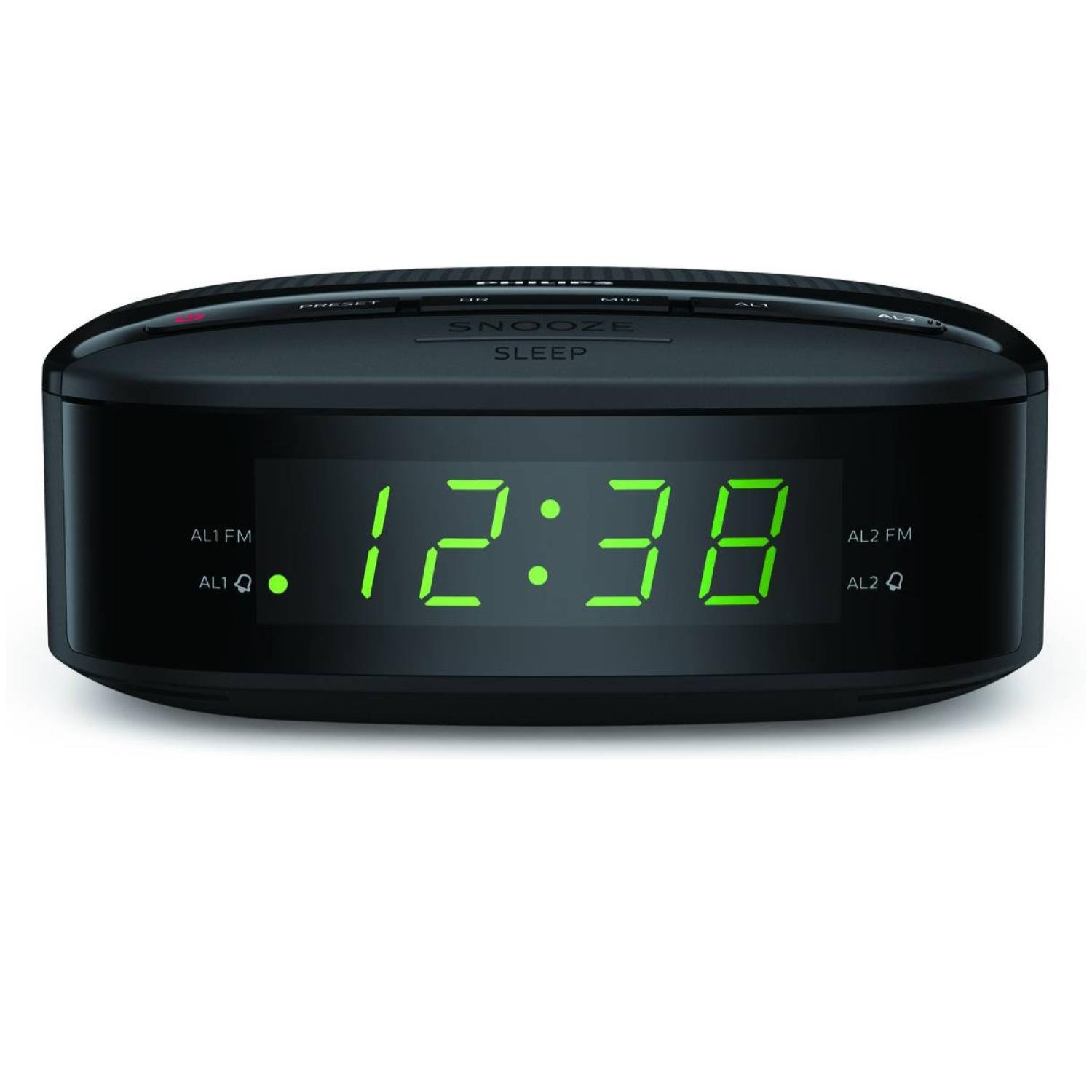 RADIO RELOJ DESPERTADOR BLUETOOTH FM NEGRO TAR3205 PHILIPS - 1