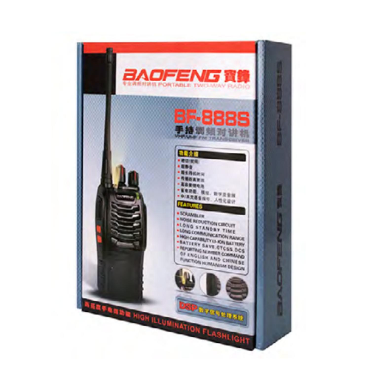 RADIOTRANSMISOR WALKIE TALKIE 5W 470MHZ UHF BF-888S BAOFENG - 2
