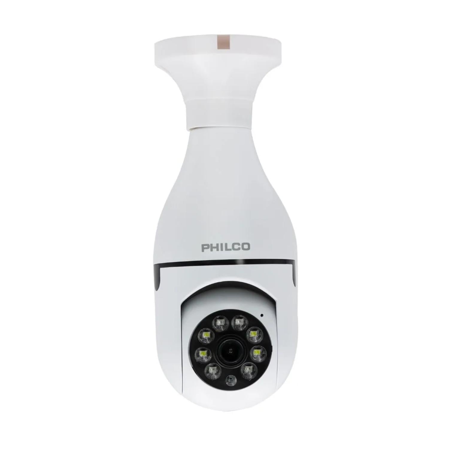 CAMARA DE SEGURIDAD WIFI TIPO AMPOLLETA VN HD CW9120 PHILCO - 1