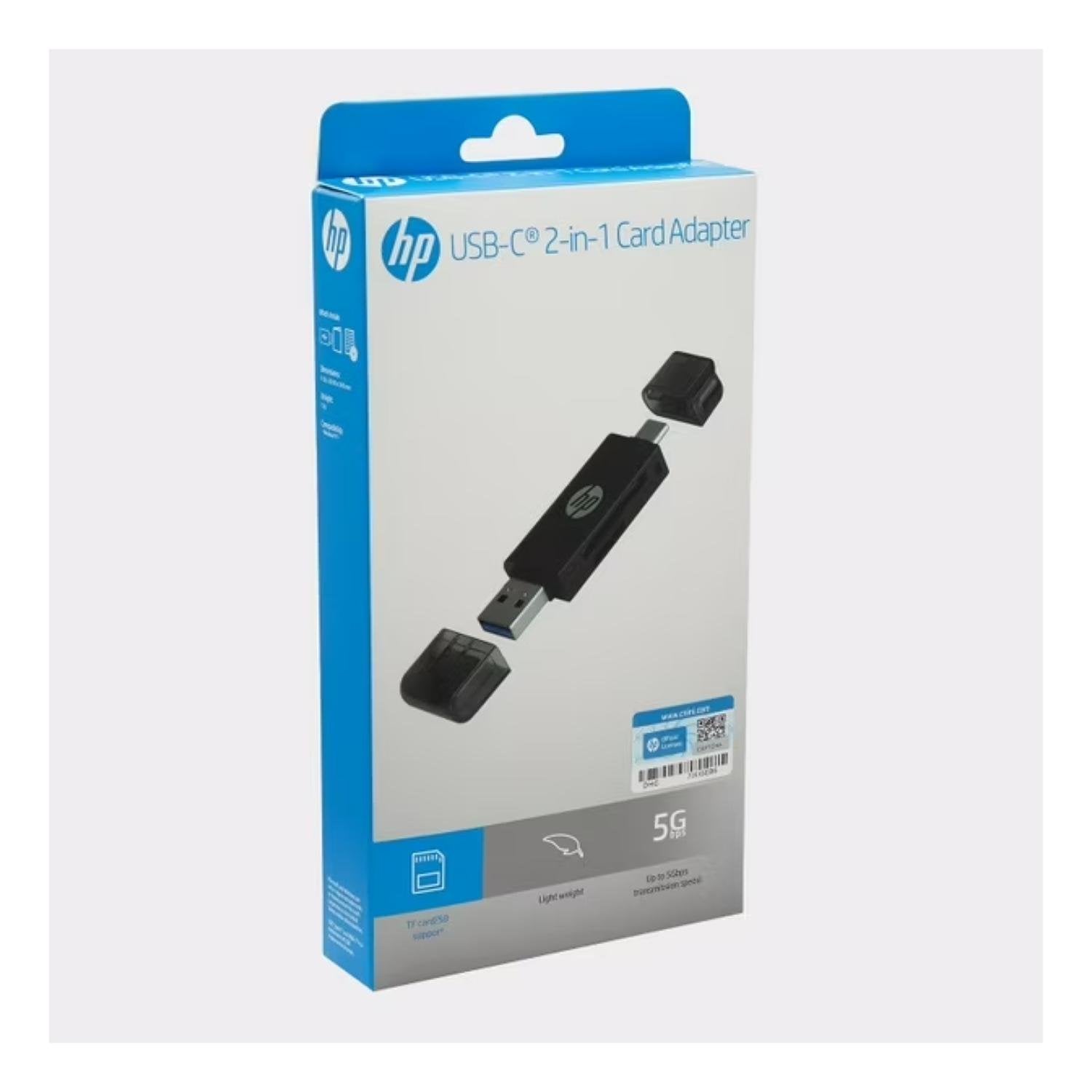 LECTOR DE TARJETAS SD MICRO SD USB Y USB C DHC-CT112 HP - 3