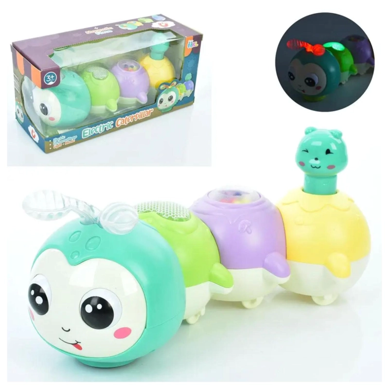 JUGUETE INTERACTIVO ORUGA DIDACTICA CON SONIDOS INFANTIL - 1