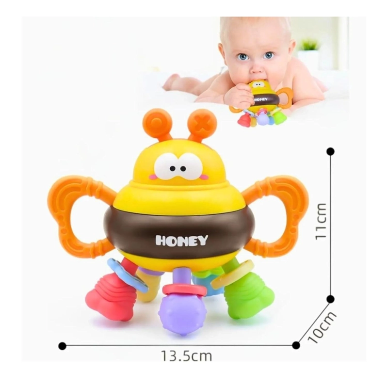 JUGUETE ABEJA DIDACTICO INTERACTIVO MORDEDOR INFANTIL - 4
