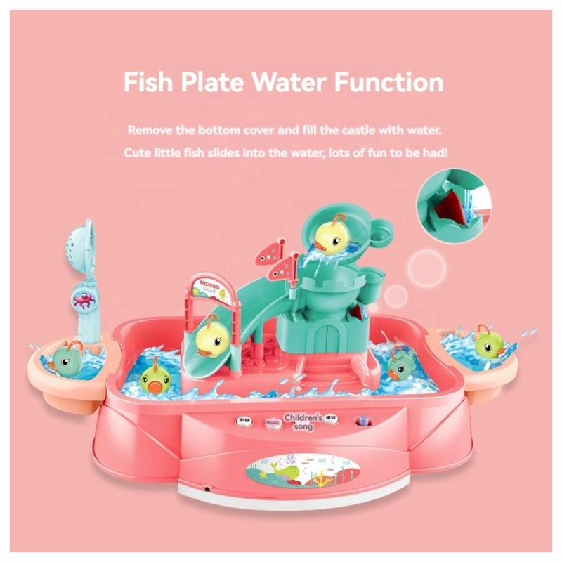 JUGUETE DE PESCA ELECTRONICO CON AGUA Y SONIDOS INFANTIL - 1