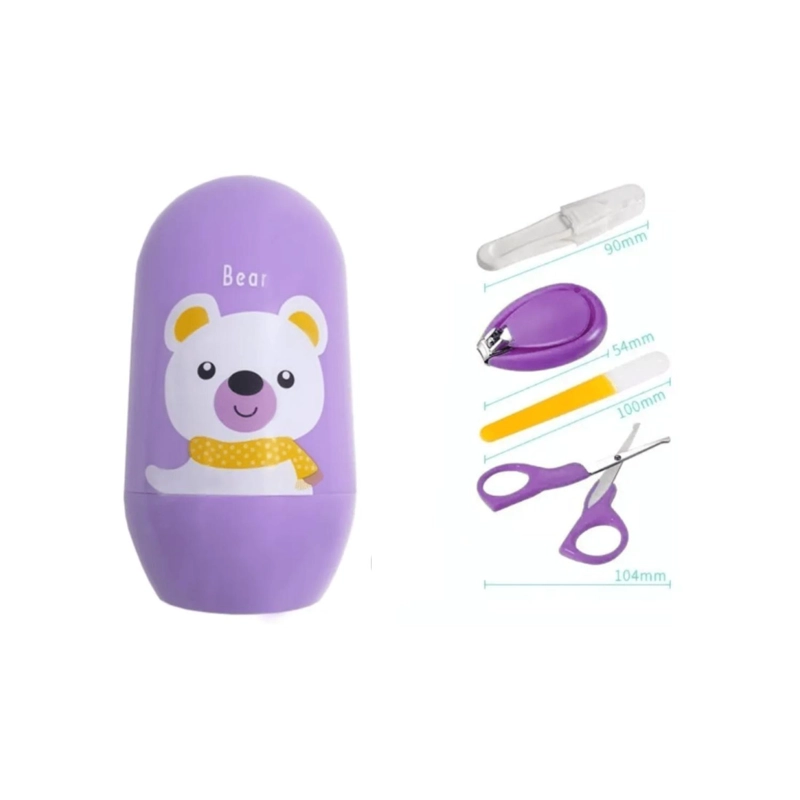 SET DE MANICURE PARA BEBES 4 EN 1 VARIOS DIESEÑOS INFANTILES - 2