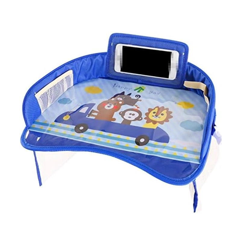 BANDEJA PORTATIL PARA SILLA DE AUTO BEBE INFANTIL AZUL - 1