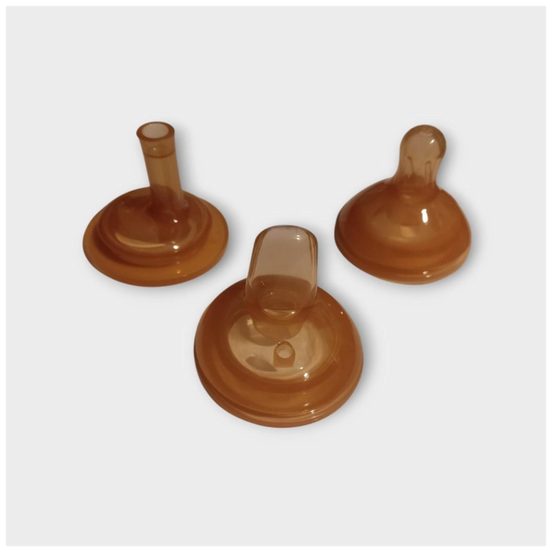 MAMADERA ANTICOLICOS CON 3 BOQUILLAS 350ML PARA BEBES - 2