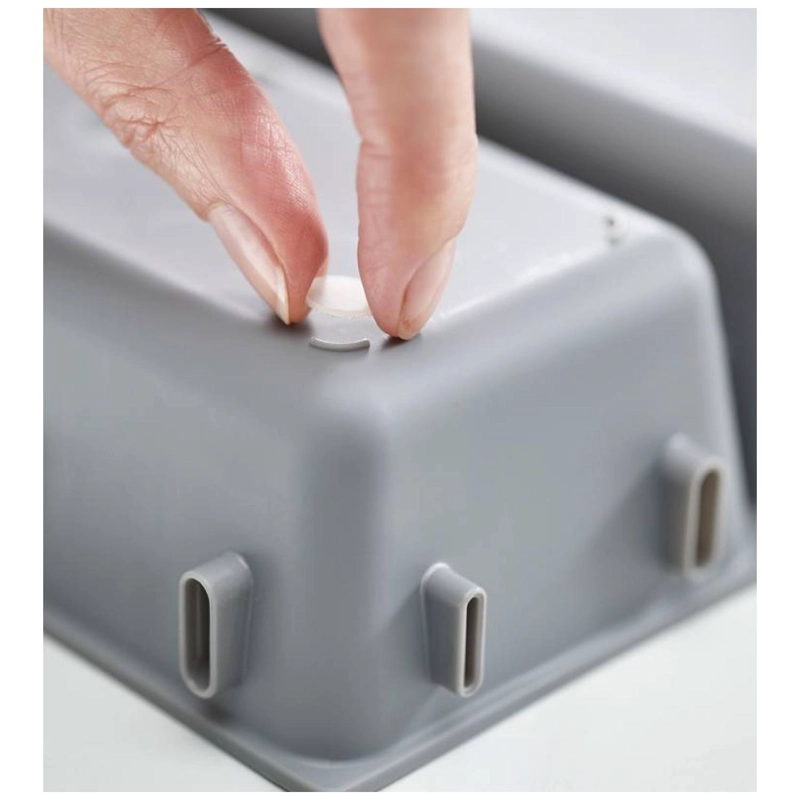 SET ORGANIZADOR CAJONES BLOX 7 PIEZAS GRIS - 4