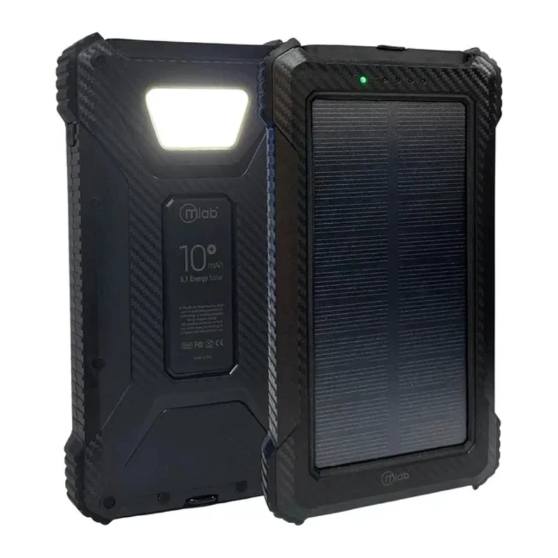 POWERBANK CARGADOR PORTATIL 10000MAH SOLAR 2.4A MLAB - 1