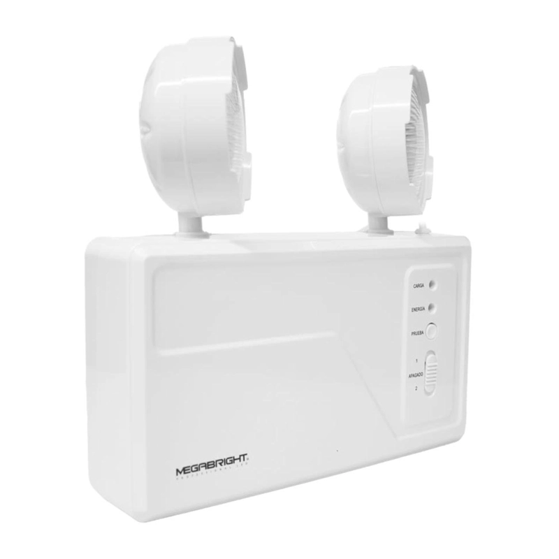 LAMPARA DE EMERGENCIA 2 FOCOS LED 1500W 350LM MEGABRIGHT - 3