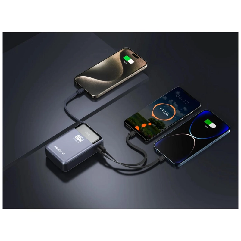 POWERBANK CARGADOR PORTATIL 20000MAH 65W UCP20PD65 MASTER-G - 5