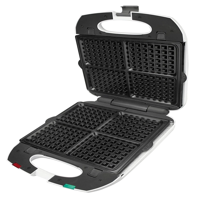 WAFLERA ELECTRICA 1200W 4 WAFFLES BLANCO MGF8212 MAGEFESA - 3